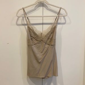 Tan colored tank